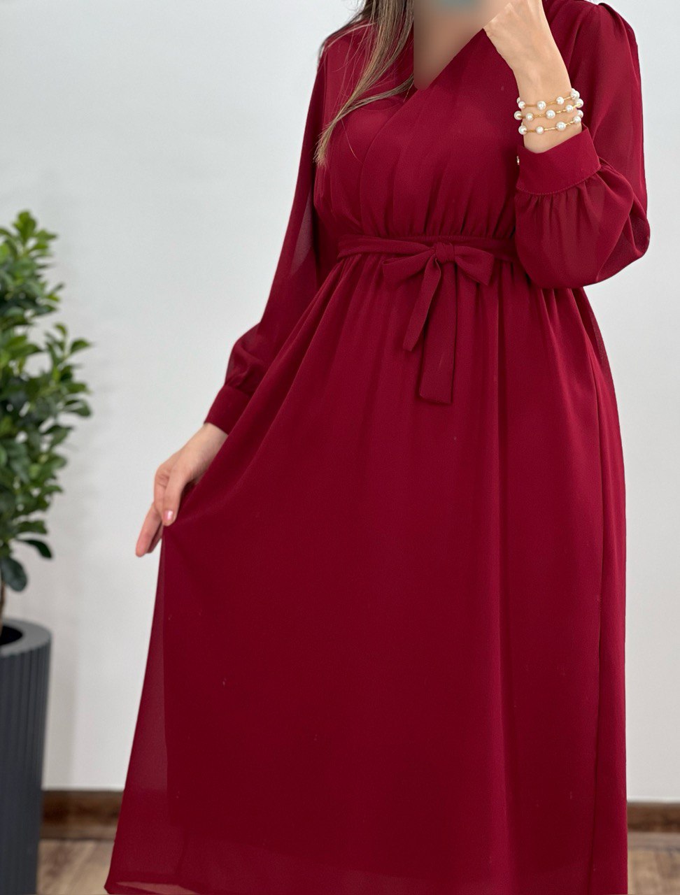 پیراهن حریر مجلسی یلدا