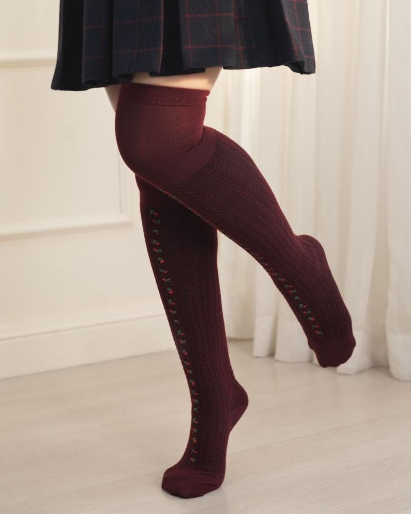 جوراب ساق بلند گندمی